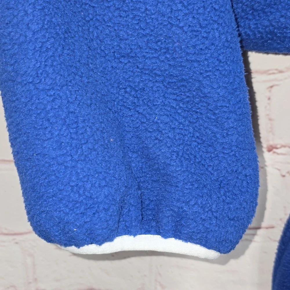 Old Row Blue & White Quarter Zip Fleece Mens Size XL NWT - Picture 6 of 11